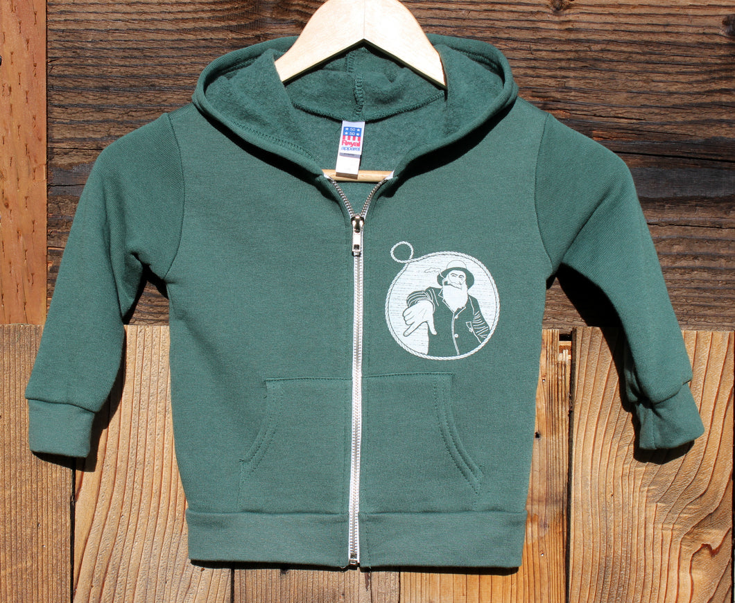 Toddler Forest Captain Doug Zip-Up Hoodie