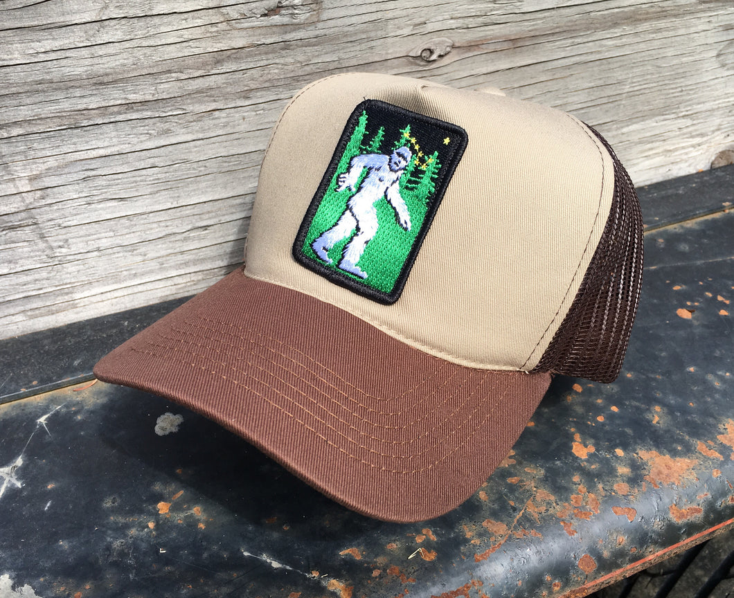 Tan/Brown Foam Trucker Yeti Hat