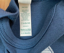 Dusty Blue Captain Doug Baby Onesie