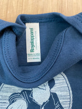 Dusty Blue Captain Doug Baby Onesie