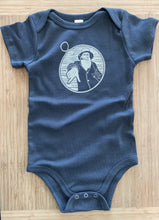 Dusty Blue Captain Doug Baby Onesie