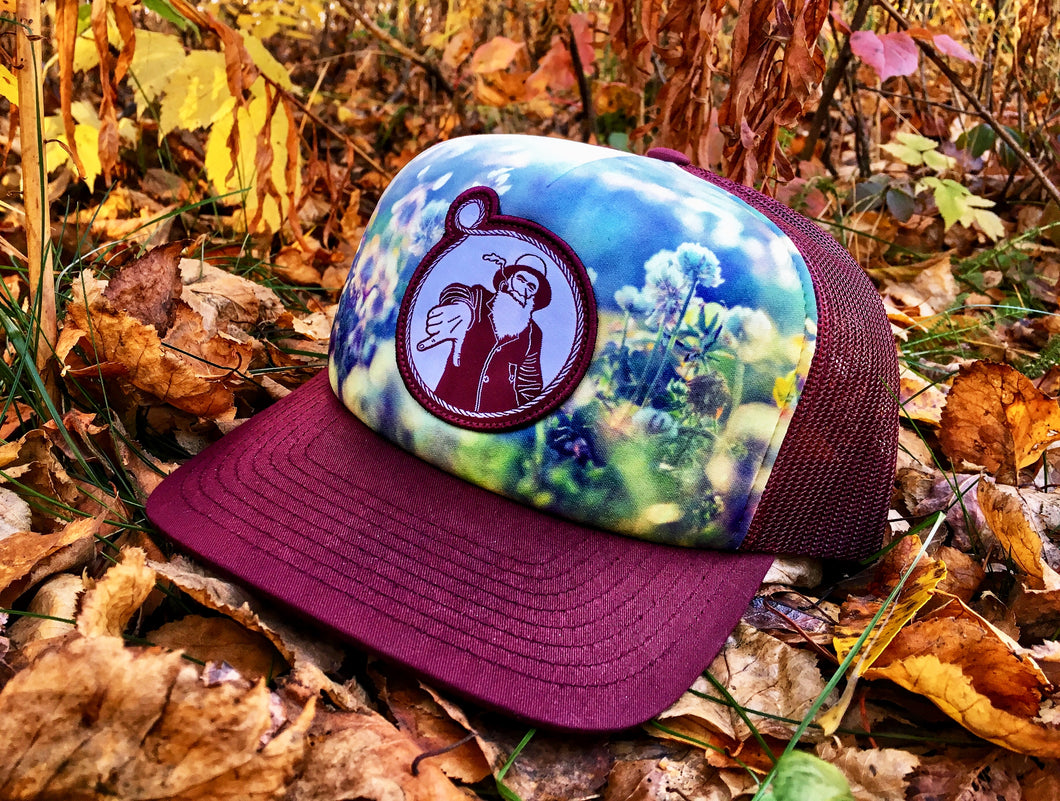 Berry Clover Blossom Sublimation Hat